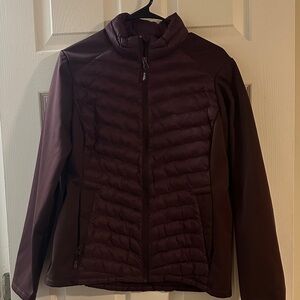 32 Degrees Women's Dark Burgundy Puffer Jacket